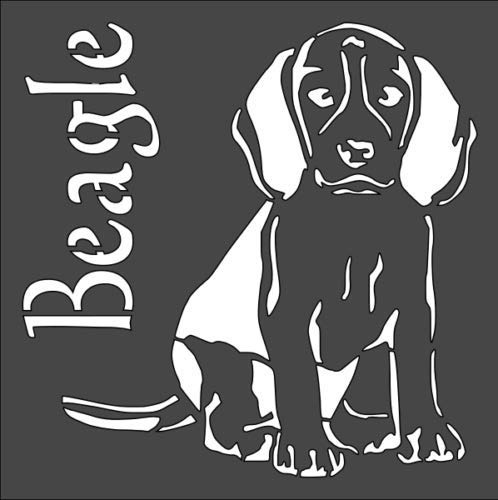 Plantilla Beagle Perro Cachorro Plastico Reutilizable