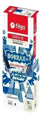 Repuesto Tanque Filgo P/ Lapicera Borrable Borrax Se X 12 Un