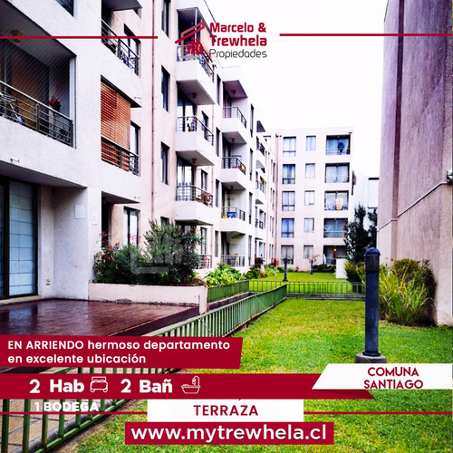 En Arriendo Hermoso Depto. De 2d + 2b En Excelente Ubicació