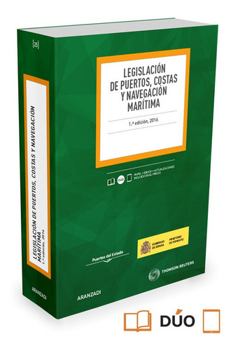 Legislacion De Puertos, Costas Y Navegacion Maritima(+ebook)