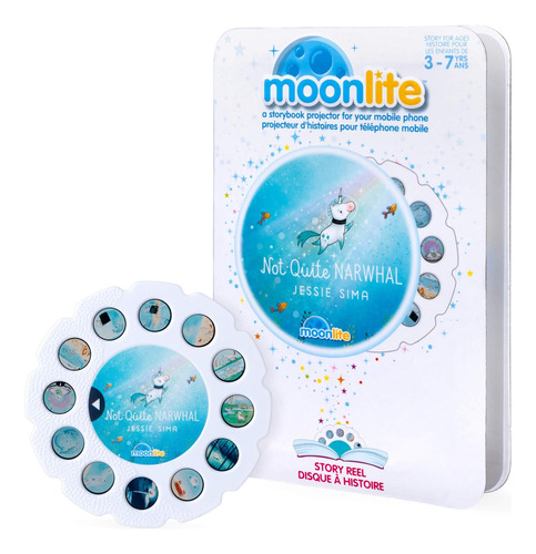 Moonlite - No Muy Narwhal Story Reel Storybook Projector  Pa