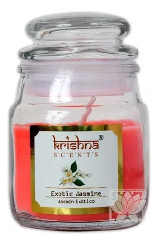  Vela Aromatica Frasco Krishna Jasmin 75gr / Ambienteyaromas