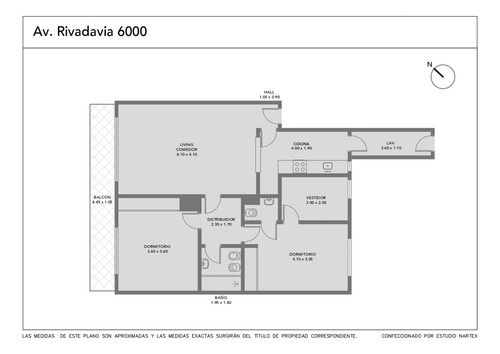 Venta Caballito Departamento Semipiso 3 Ambientes