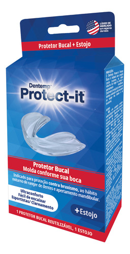 Protetor Bucal Anti Bruxismo Clareamento Protect It 1un