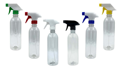 Botellas De Plastico 500 Ml Atomizador Rociador De Agua X198