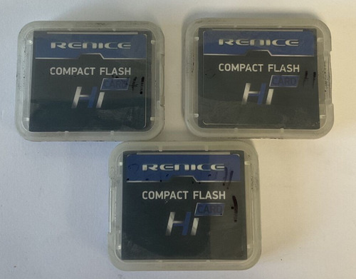 Renice Ris001-ph1c Compact Flash Card 1gb ***lotof3*** Jjm