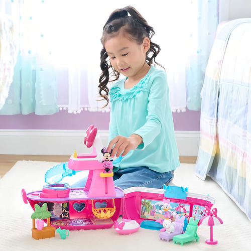 Just Play Disney Junior Minnie Mouse Bowdazzling Yacht Plays