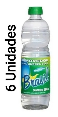 Brasil Removedor Perfumado 500ml ( Kit C/6 Unidades )