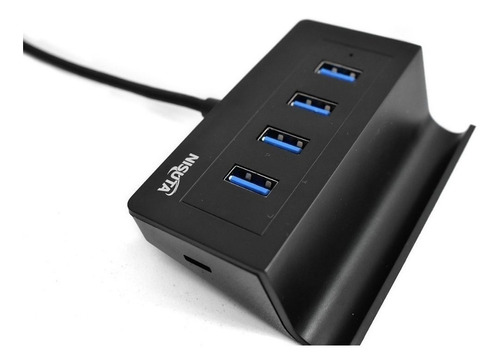 Hub Usb 3.0 De 4 Puertos Con Soporte Para Celular Ns-uh0433