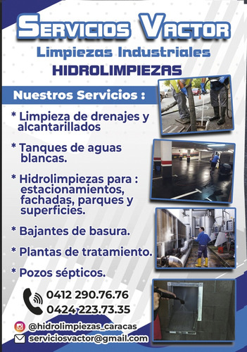 Limpiezas Industriales, Hidrolimpiezas.