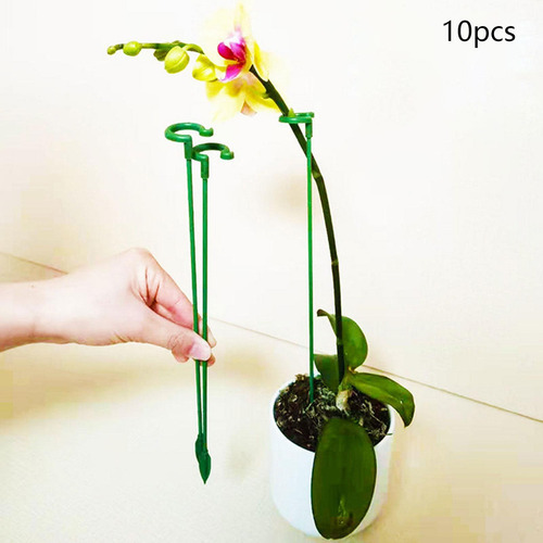 10 Uds. Varillas De Soporte Con Forma Floral, Protector 27cm