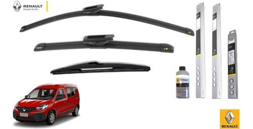 Kit 3 Plumas Wiper Limpiabrisas Renault Kangoo 2018 A 2019