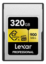 Comprar Memoria Cfexpress Lexar 320gb Type A - Gold Series - R:900mb