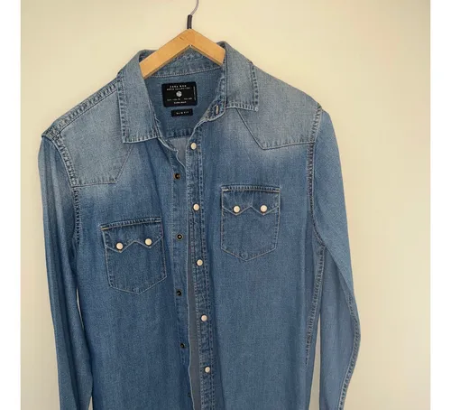 Camisa Denim Hombre Zara MercadoLibre