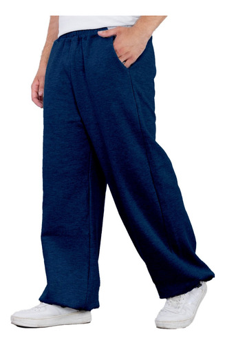 Pantalones Deportivos Jogging Frizado Baggy Para Hombre
