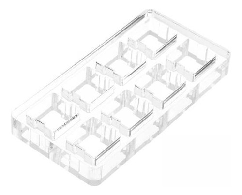 3 Placa Acrílica De Base Transparente Para Tablero 2x4