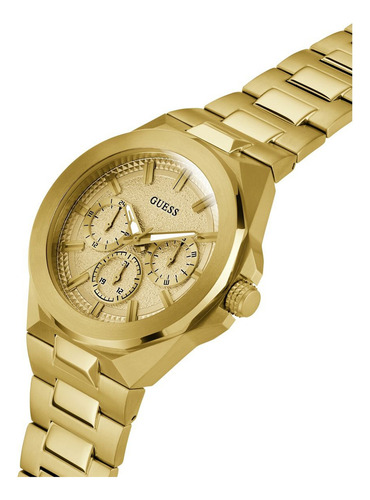 Reloj Dashboard Acero Inoxidable Dorado Hombre