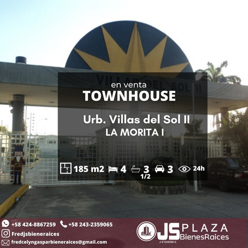 Imagen 1 de 11 de Espectacular Tonwhouse En Villas Del Sol Morit I 04248867259