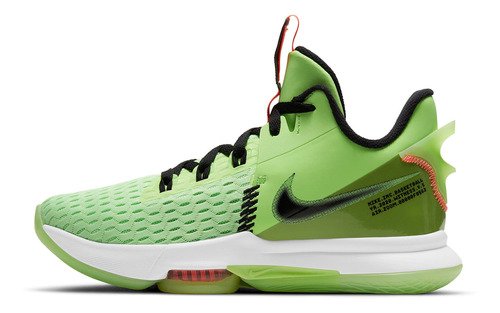 Zapatillas Nike Lebron Witness 5 Lime Glow Cq9380-300   