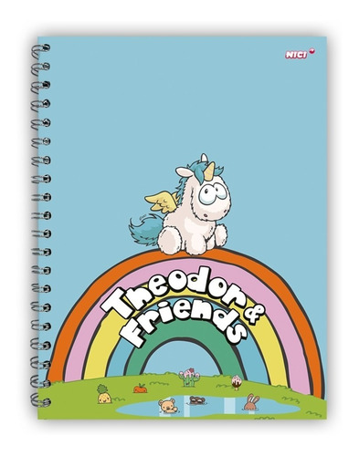 Cuaderno Nici Rainbow Cuadro Grande