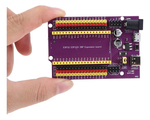Módulo Shield Esp32 38 Pines Usb-c Y Micro-usb