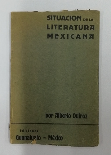 Situación De La Literatura Mexicana 