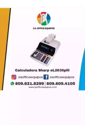 Calculadoras Sharp El-2630piii