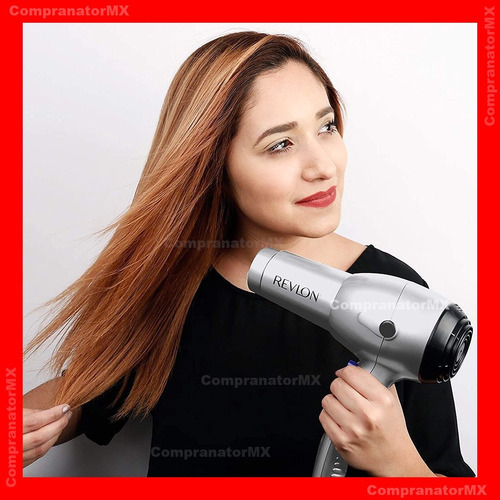 Secadora De Cabello Revlon Con Iones 1875w Color Plateado