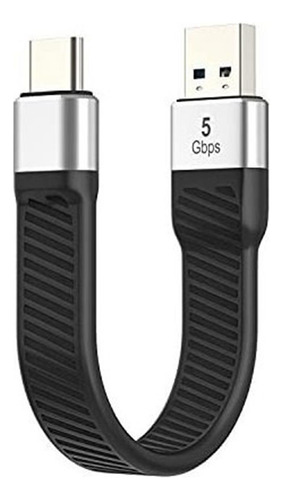 Cable Usb Tipo C Corto 5gbps Data Sync 3a Usb To Usb C Fast