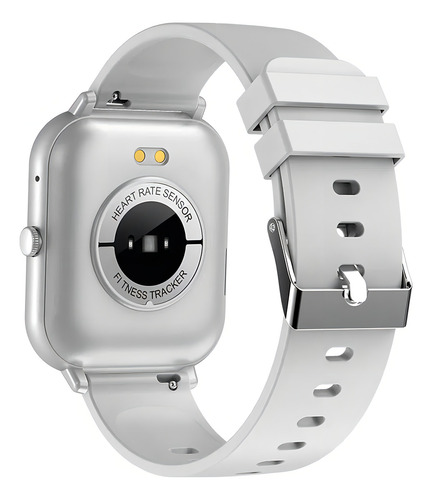 Smartwatch Zwear ZL54c Android iOS con pantalla de 1.83 pulgadas, color plateado