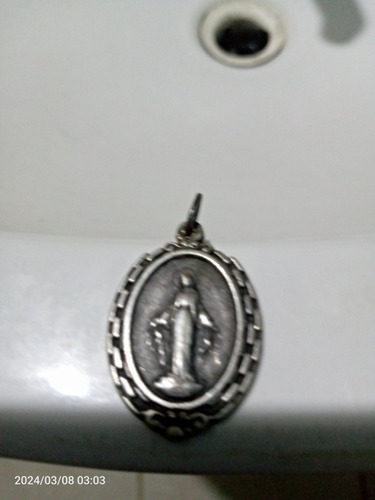 Vintage  Medallones De La Virgen La Milagrosa 