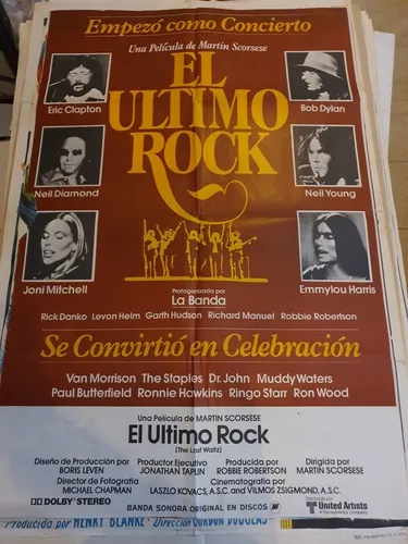 comprar 1 Afiche De Cine Original - Lote De 1-766- El Ultimo Rock