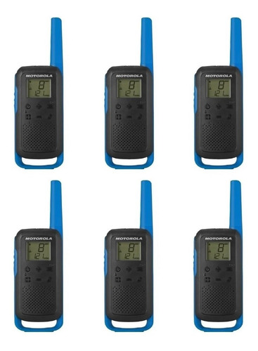Imagen 1 de 7 de 6x Walkie Talkie Handy Motorola T270tp Trio Ivox/vox 40km