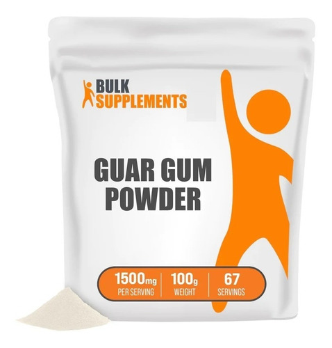 Bulk Supplements | Polvo Goma Guar | 100g | 67 Servicios