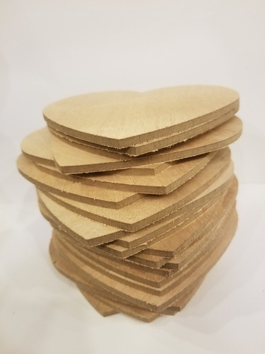 Corazones De Madera