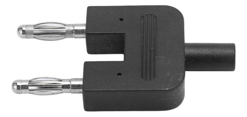 Enchufe Tipo Banana Negro Negro, 5 Unidades, Doble Fila Dobl