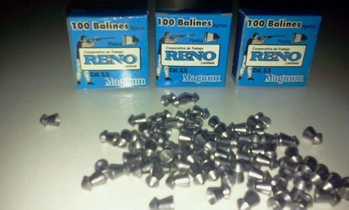 Balines 5.5 Reno Magnum 10 Cajas De 100 Unidades 1000 Baline