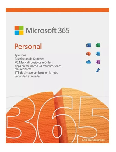 Imagen 2 de 3 de Microsoft 365 Personal (1 Persona, Suscripción 12 Meses)