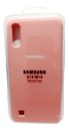 Forro Estuche  Samsung A10  | M10 Silicon Gamuzado 
