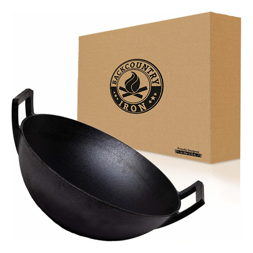 Backcountry Iron 's Wok De Hierro Fundido Para Revolver F