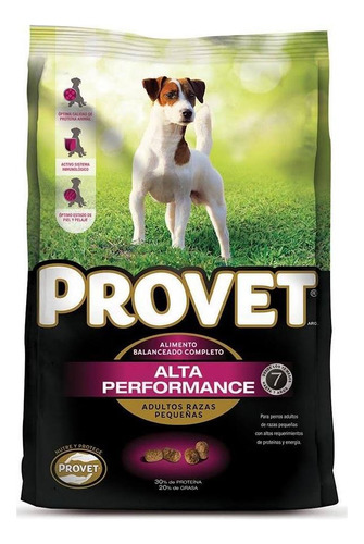 Provet Alta Performance Adulto Mordida Pequeña 15kg E.t.pais