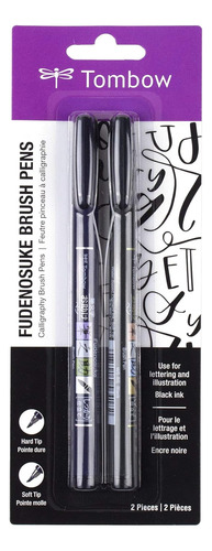 62038 Fudenosuke Brush Pen, Paquete De 2. Rotuladores F...