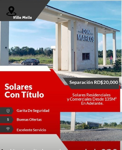 Solares Economicos Con Titulo En Villa Mella.
