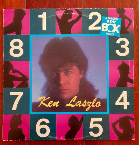 Ken Laszlo 1.2.3.4.5.6.7.8 Sw 12  Vinilo Sueci 87 Mx C/tapa