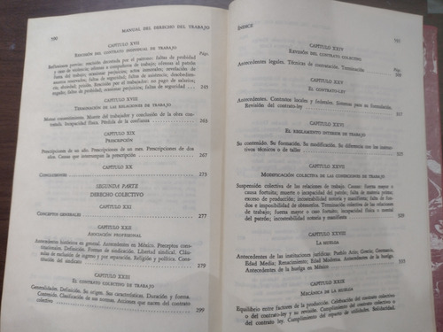 Manual De Derecho Del Trabajo Por Euquerio Guerrero S3 (Usado)