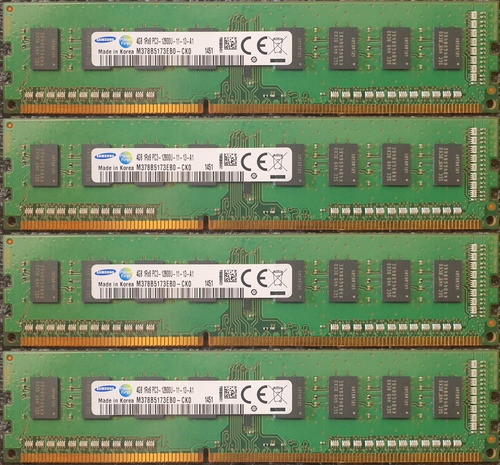 Imagen 2 de 2 de Memoria Ram Pc 4gb Ddr3 Pc3-12800 1600mhz