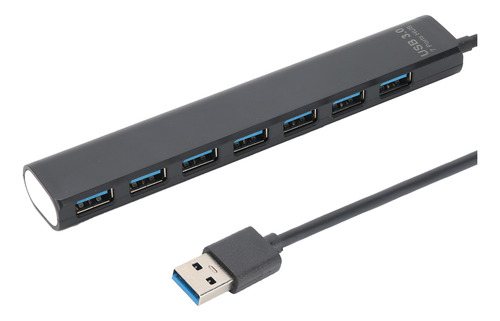 Divisor De Transmissão De Alta Velocidade Usb 3.0 Preto 7 Em