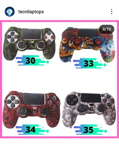 Imagen 9 de 9 de Forro Funda Protector Control Ps4 Somos Tienda Física