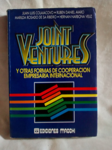 Joint Ventures Colaiacovo Avaro Ribeiro Veliz Ed. Macchi