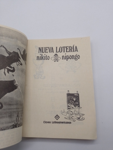 Nikito Nipongo Nueva Lotería Inzunza De La Mora (Usado)